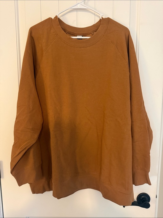 Old Navy Tops - BNWT old Navy Rust Brown Cozy Crewneck Sweatshirt